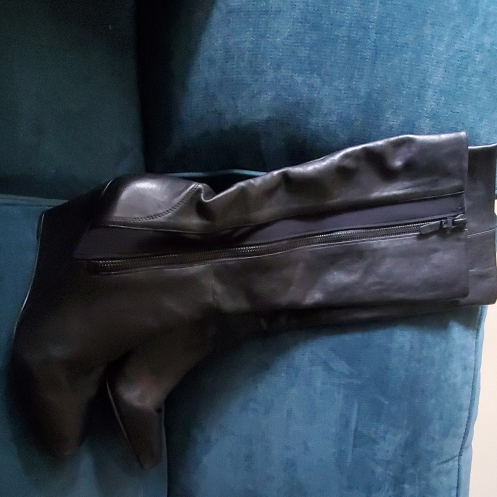 Via Spiga Knee High Wedge Boots - Picture 1 of 3